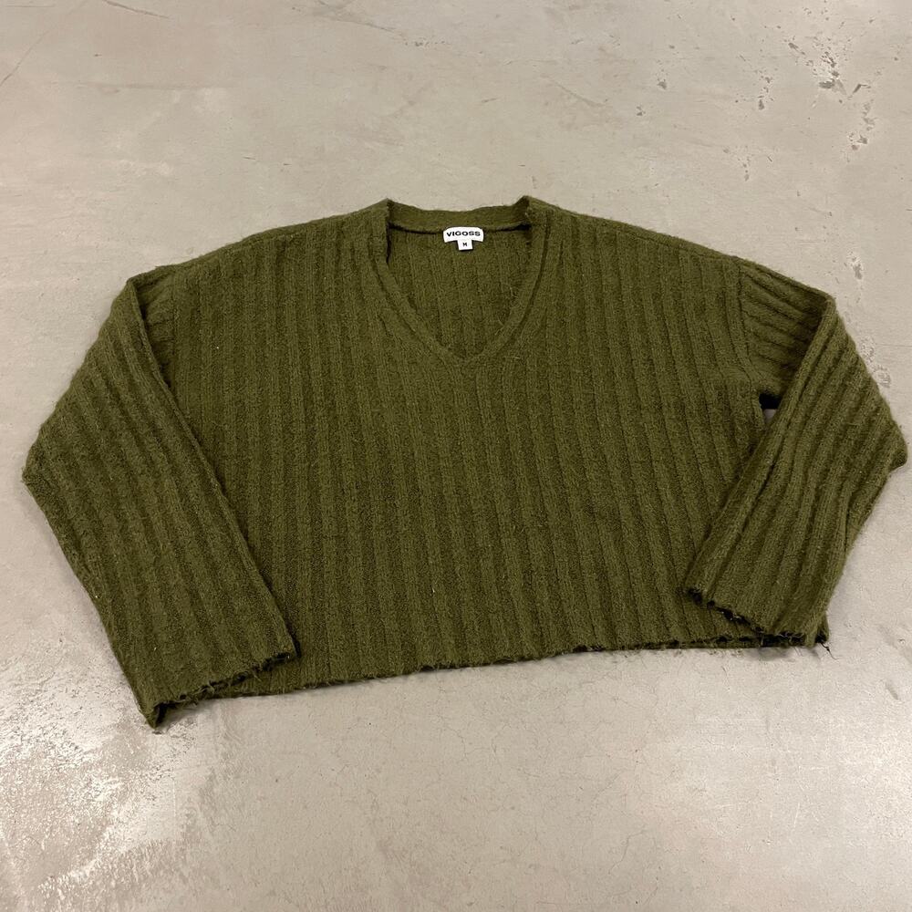 Y2K ribbed vigoss sweater